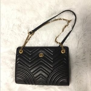 Gucci Marmont Quilted Leather Tote